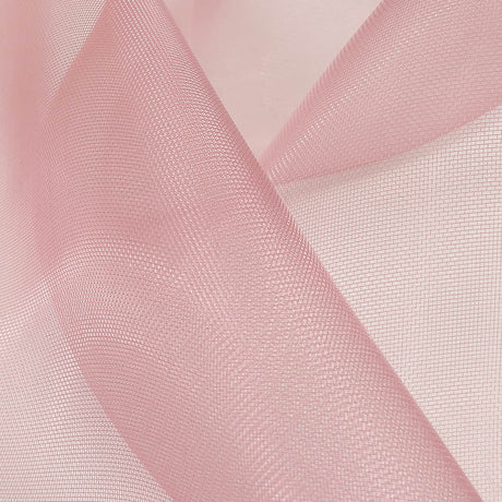 Stiff Mesh-Like Polyester Organza - Rose - Iris Collection