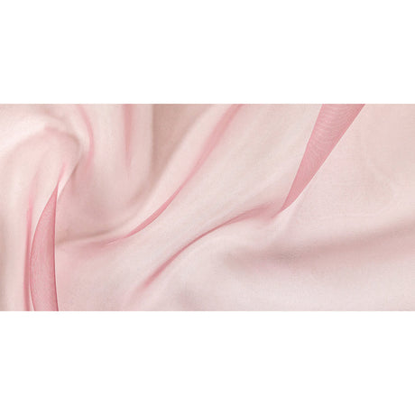 Stiff Mesh-Like Polyester Organza - Rose - Iris Collection