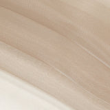 Stiff Mesh-Like Polyester Organza - Beige - Iris Collection