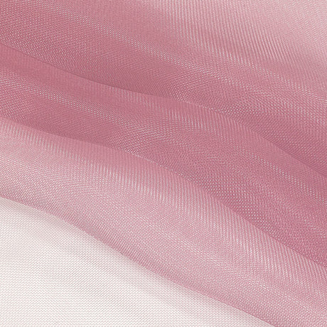Stiff Mesh-Like Polyester Organza - Pink Lilac - Iris Collection