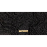 Metallic Black Feathers Luxury Brocade