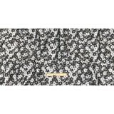 Black, Gray and Metallic Gold Floral Luxury Brocade