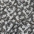 Black, Gray and Metallic Gold Floral Luxury Brocade