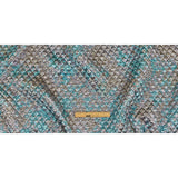 Metallic Silver, Lilac and Sky Diamond Quilted Luxury Brocade