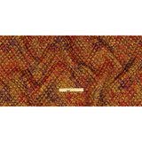 Metallic Red, Gold and Burgundy Diamond Quilted Luxury Brocade