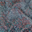 Metallic Powder Blue, Aqua and Baby Pink Lattice Quilted Look Luxury Brocade