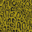 Metallic Black and Mustard Animal Spots Luxury Brocade