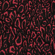 Metallic Black and Hot Pink Animal Spots Luxury Brocade