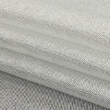 Metallic Silver and White Luxe Novelty Mesh