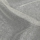 Metallic Silver and White Luxe Novelty Mesh