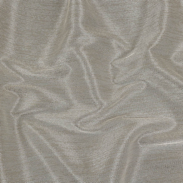 Metallic Gold and White Luxe Novelty Mesh