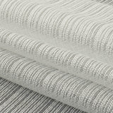 Metallic Silver and White Barcode Stripes Luxe Novelty Mesh