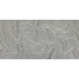 Metallic Silver and White Barcode Stripes Luxe Novelty Mesh