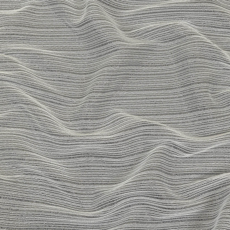 Metallic Silver and White Barcode Stripes Luxe Novelty Mesh