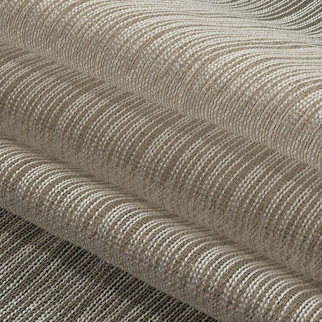 Metallic Gold and White Barcode Stripes Luxe Novelty Mesh