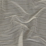 Metallic Gold and White Barcode Stripes Luxe Novelty Mesh