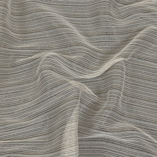 Metallic Gold and White Barcode Stripes Luxe Novelty Mesh