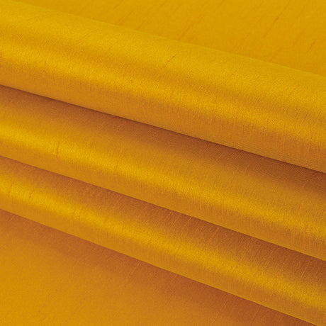 Polyester Shantung - Saffron Yellow - Eirian Collection