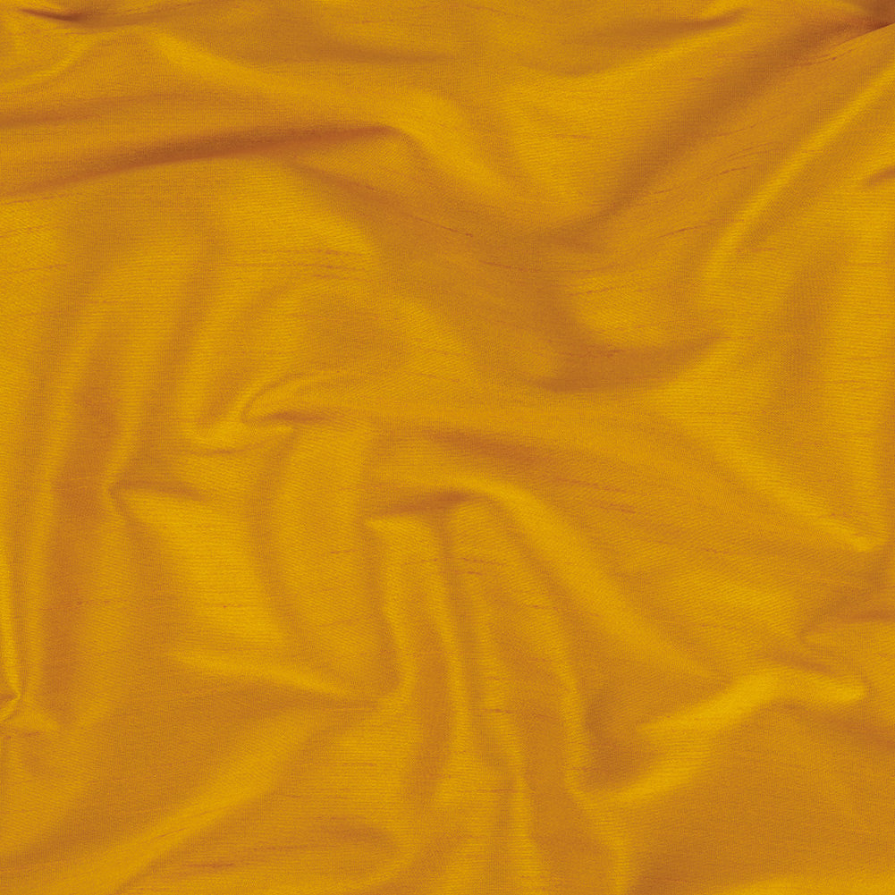 Polyester Shantung - Saffron Yellow - Eirian Collection