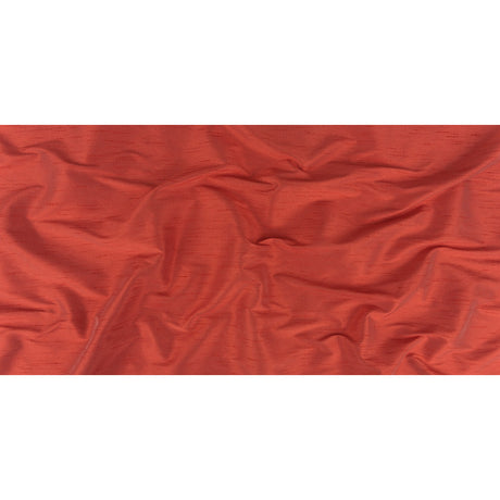 Polyester Shantung - Hot Coral - Eirian Collection