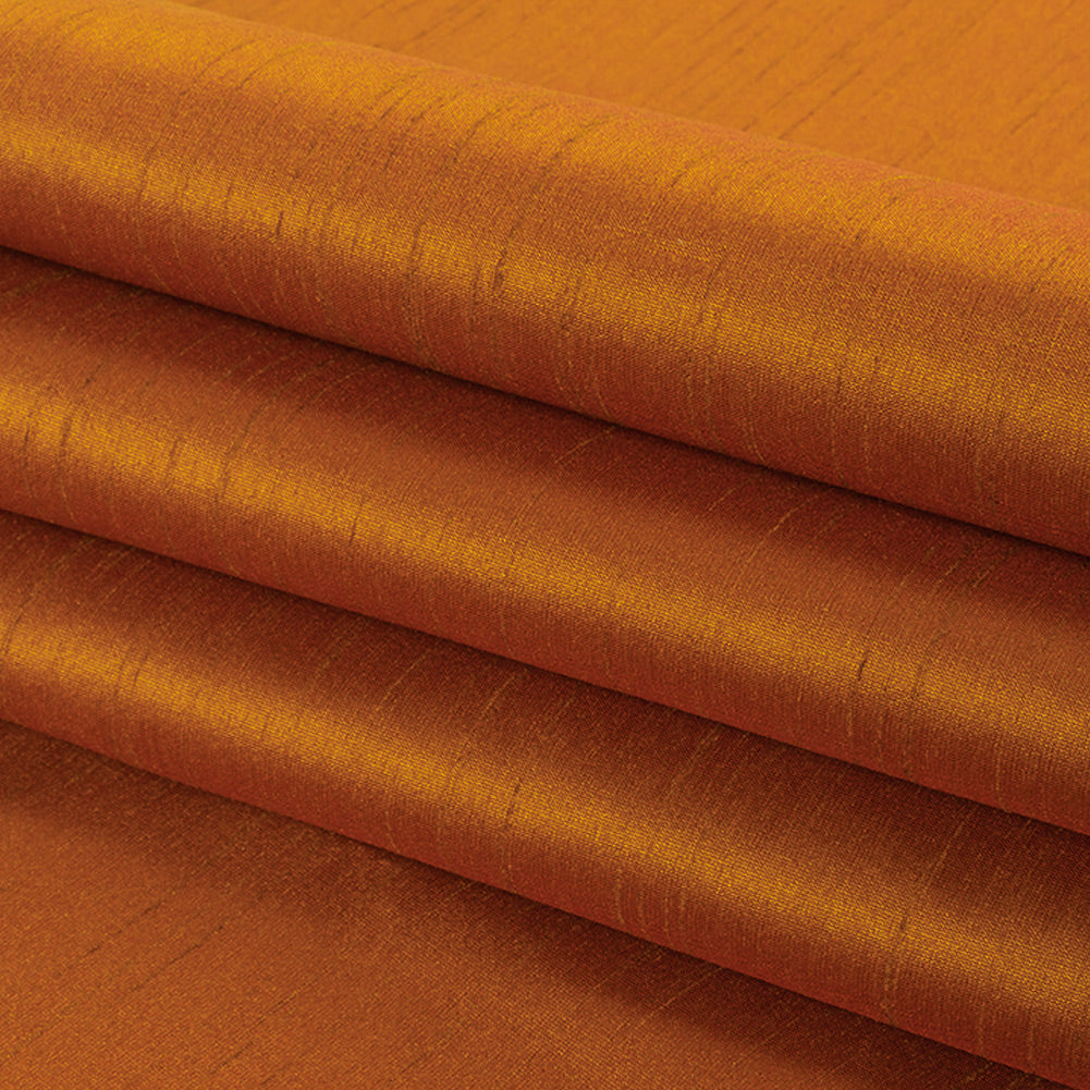 Polyester Shantung - Adobe Brown - Eirian Collection