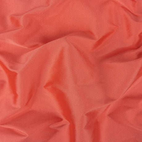 Polyester Taffeta - Plain Dyed Coral Reef Pink - Bellamy Collection