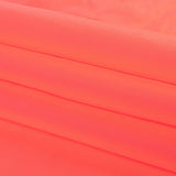 Polyester Taffeta - Plain Dyed Neon Coral - Bellamy Collection
