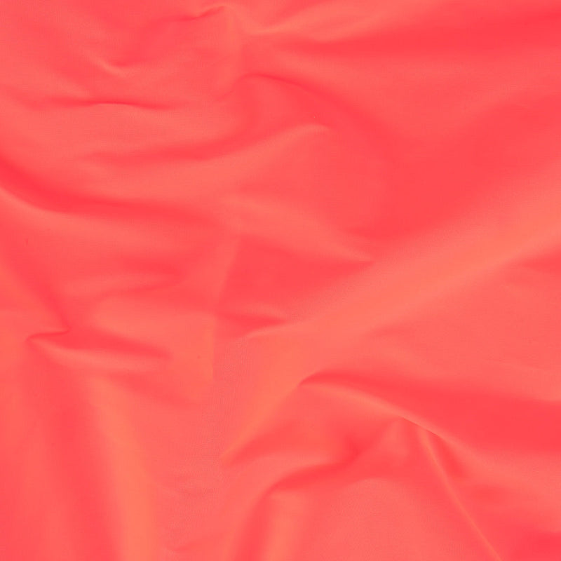 Polyester Taffeta - Plain Dyed Neon Coral - Bellamy Collection