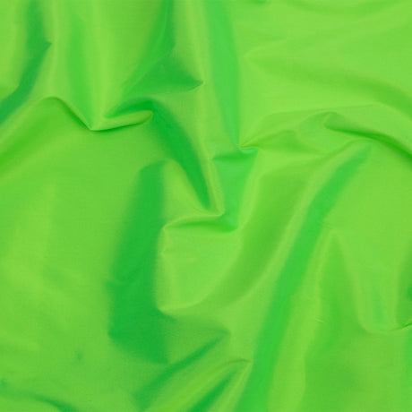 Polyester Taffeta - Plain Dyed Neon Green - Bellamy Collection