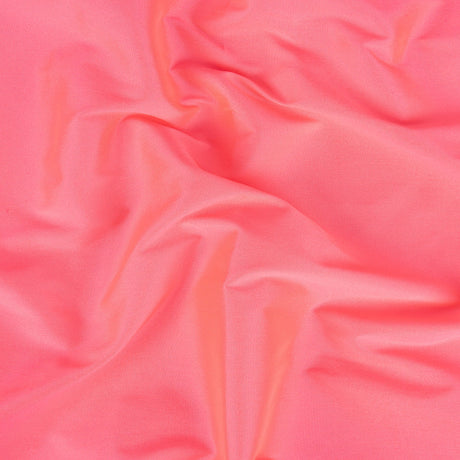 Polyester Taffeta - Plain Dyed Neon Pink - Bellamy Collection