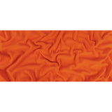 Flame Orange Recycled Polyester Stretch Knit Fleece
