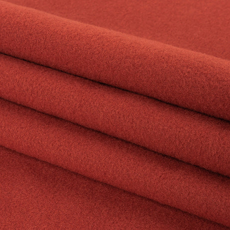 Sun Dried Tomato Recycled Polyester Stretch Knit Fleece