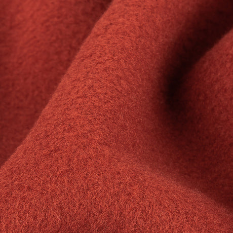 Sun Dried Tomato Recycled Polyester Stretch Knit Fleece