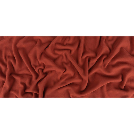 Sun Dried Tomato Recycled Polyester Stretch Knit Fleece