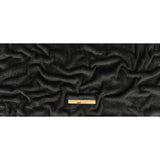 Black Plush Polyester Bubble Fleece
