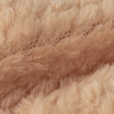 Frappe Plush Polyester Bubble Fleece