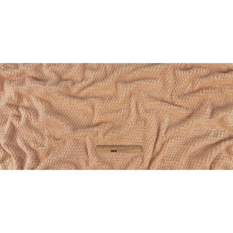 Frappe Plush Polyester Bubble Fleece
