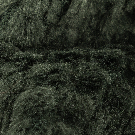 Darkest Spruce Plush Polyester Bubble Fleece