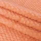 Papaya Punch Plush Polyester Bubble Fleece