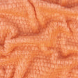 Papaya Punch Plush Polyester Bubble Fleece