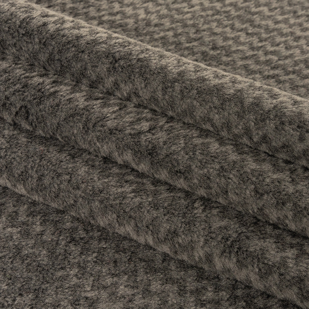 Peat Zig Zags Polyester Fleece