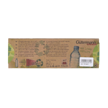 Gutermann Recycled Polyester Thread Set 10ct - Basic Shades