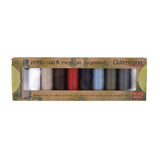 Gutermann Recycled Polyester Thread Set 10ct - Basic Shades