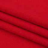 Red Stretch Rayon and Spandex Jersey