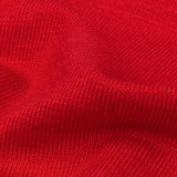 Red Stretch Rayon and Spandex Jersey