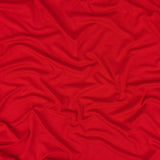 Red Stretch Rayon and Spandex Jersey