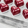 Chocolate World Polycarbonate Chocolate Mold, Faceted Heart, 21 Cavities