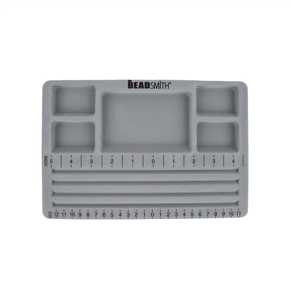 Mini 3 Channel Bead Board With Lid - 7.75" x 11.25"