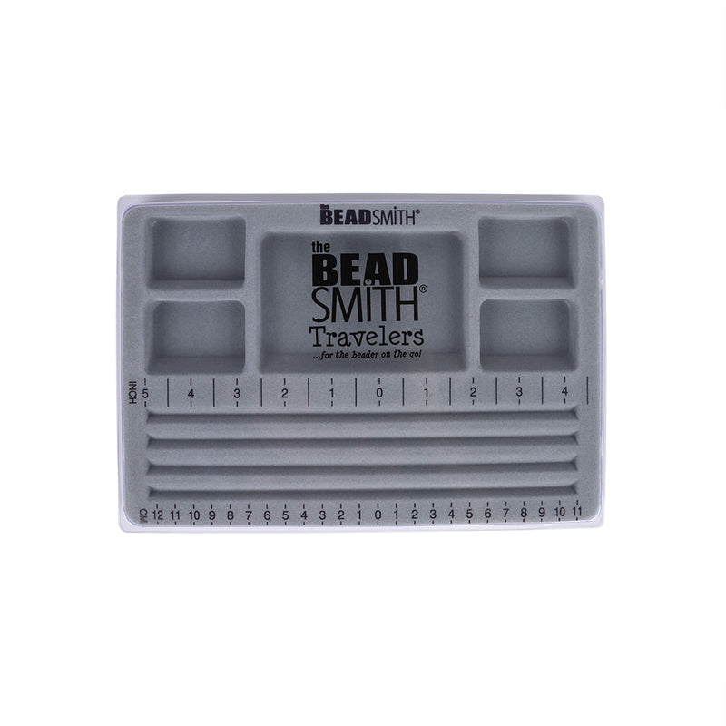 Mini 3 Channel Bead Board With Lid - 7.75" x 11.25"