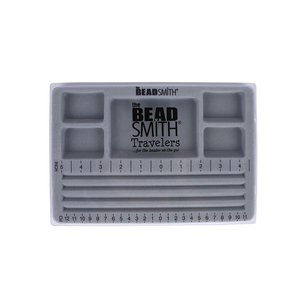 Mini 3 Channel Bead Board With Lid - 7.75" x 11.25"